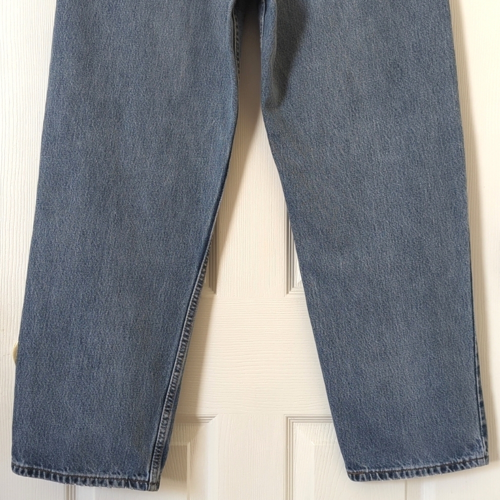 Levi's Y2K 550 Classic Medium Wash Relaxed Fit Straight Leg Denim Jeans 36 x 30 - Picture 6 of 16
